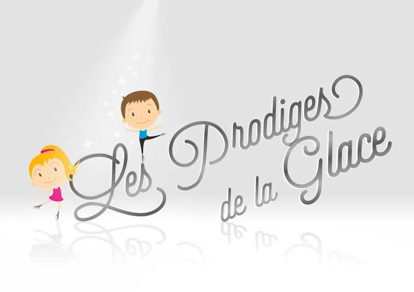Création d'une illustration pour une compétition enfants de patinage artistique sur glace