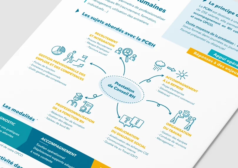 Création d'infographies pour PERSPEKTIVE cabinet de consultants RH