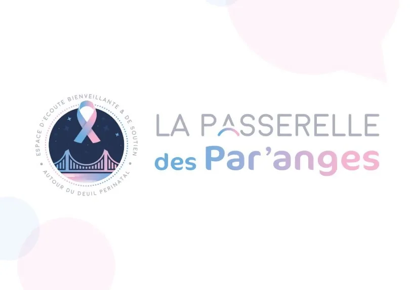 Création logo et charte graphique La Passerelle des Par'anges© CIMAJINE graphiste Saint-Nazaire